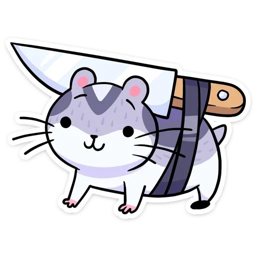 🔪 Стикер «Мох без надписей» для Telegram