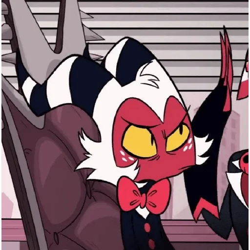 👿 Стикер «Moxy 666 / helluva boss» для Telegram