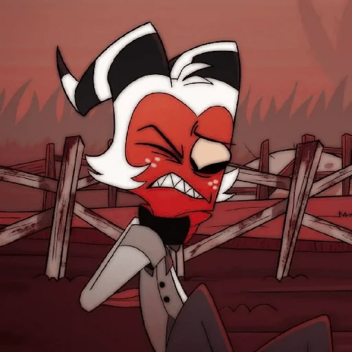 👿 Стикер «Moxy 666 / helluva boss» для Telegram