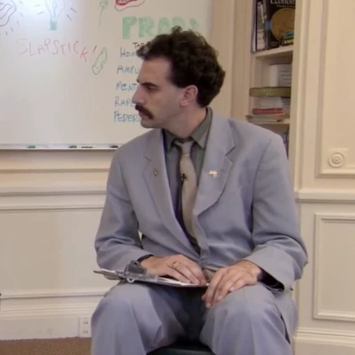🤩 Стикер «Borat Sagdiyev» для Telegram