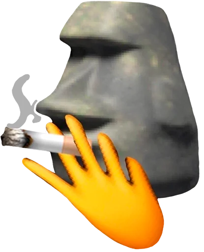 🚬 Стикер «Камни» для Telegram