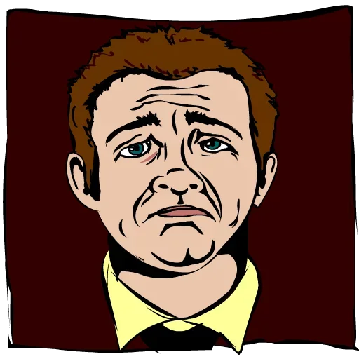 ☹️ Стикер «Моя жизнь это комикс» для Telegram