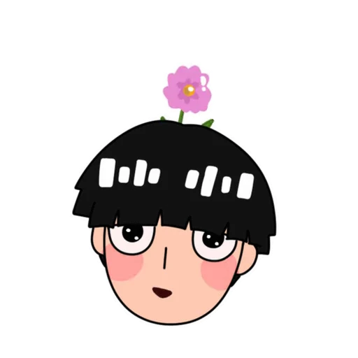 🌷 Стикер «Mob Psycho 100» для Telegram