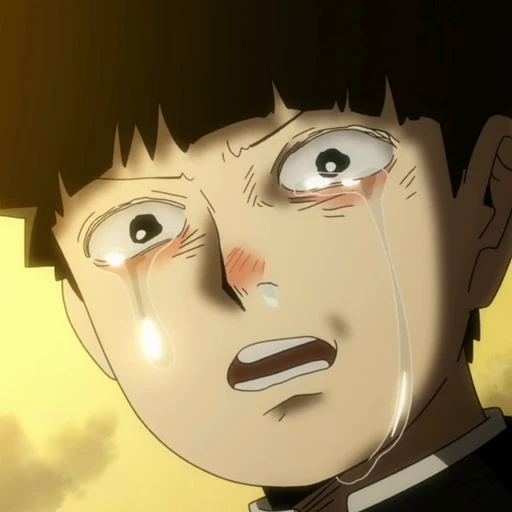 😭 Стикер «Mob Psycho 100» для Telegram