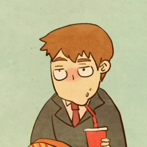 🥤 Стикер «Mob Psycho 100» для Telegram