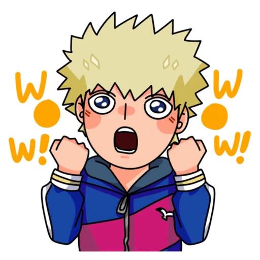 😳 Стикер «Mob Psycho 100» для Telegram