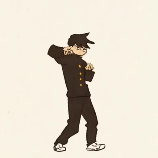 🕺 Стикер «Mob Psycho 100» для Telegram
