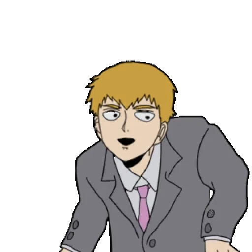 🕺 Стикер «Mob Psycho 100» для Telegram