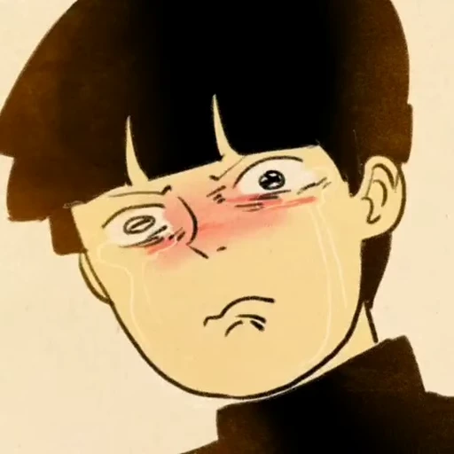 😭 Стикер «Mob Psycho 100» для Telegram