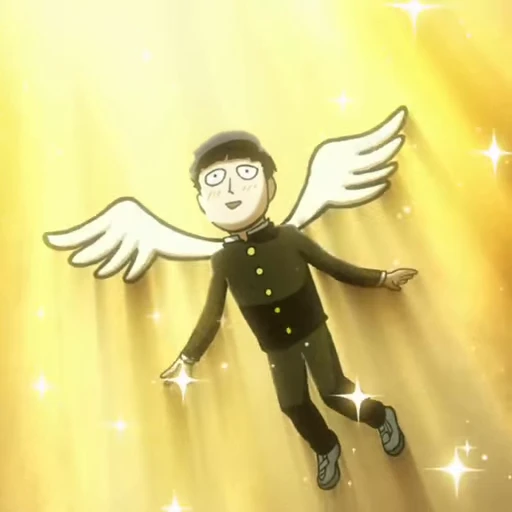 👼 Стикер «Mob Psycho 100» для Telegram