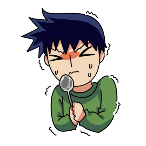 😰 Стикер «Mob Psycho 100» для Telegram