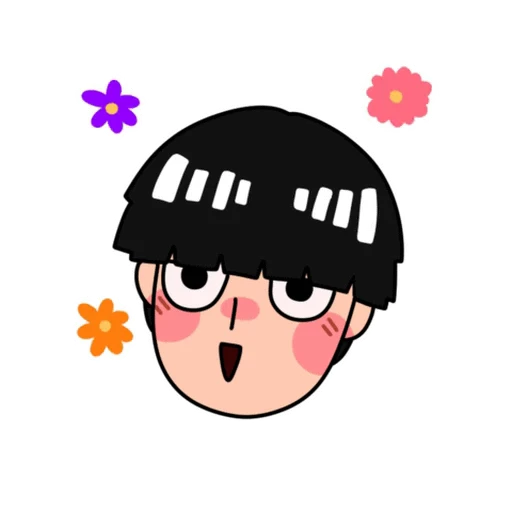 🌸 Стикер «Mob Psycho 100» для Telegram