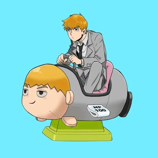 😑 Стикер «Mob Psycho 100» для Telegram