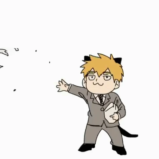 😃 Стикер «Mob Psycho 100» для Telegram
