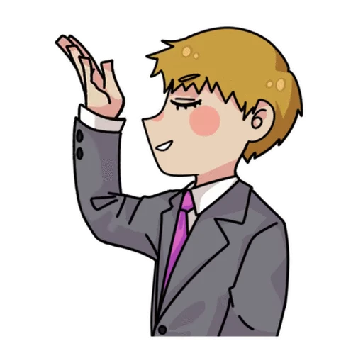 😏 Стикер «Mob Psycho 100» для Telegram