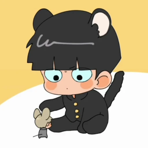 ❤️ Стикер «Mob Psycho 100» для Telegram