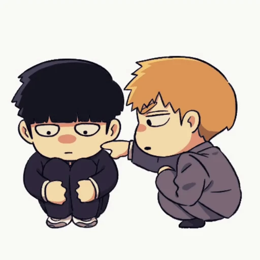 ❤️ Стикер «Mob Psycho 100» для Telegram