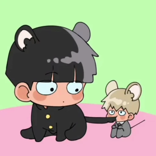❤️ Стикер «Mob Psycho 100» для Telegram
