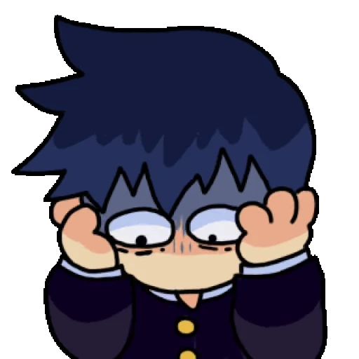 😨 Стикер «Mob Psycho 100» для Telegram