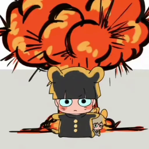 💥 Стикер «Mob Psycho 100» для Telegram