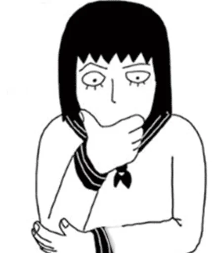 🧐 Стикер «mob psycho 100 manga» для Telegram