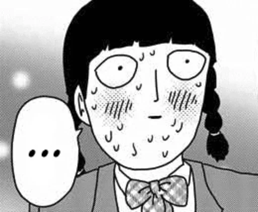 🥄 Стикер «mob psycho 100 manga» для Telegram