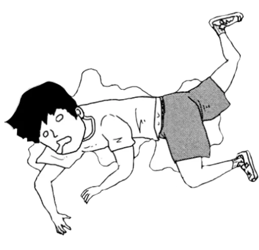 😶 Стикер «mob psycho 100 manga» для Telegram