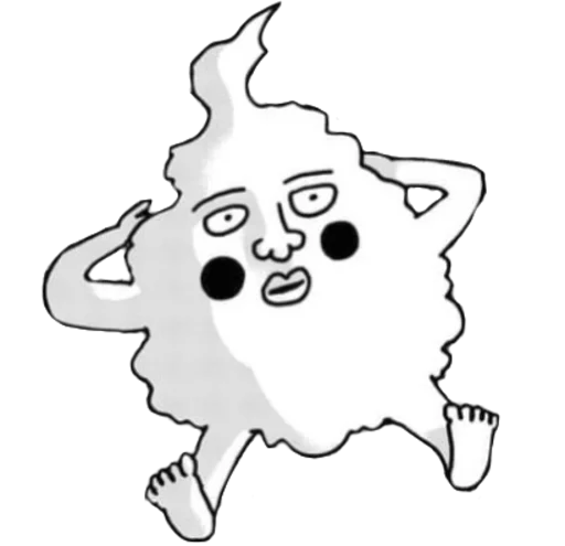 😶 Стикер «mob psycho 100 manga» для Telegram