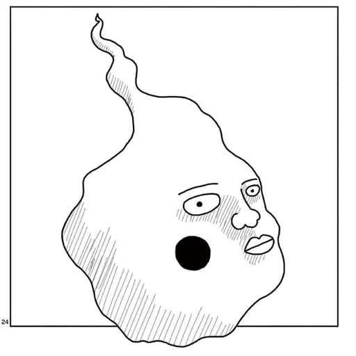 😶 Стикер «mob psycho 100 manga» для Telegram