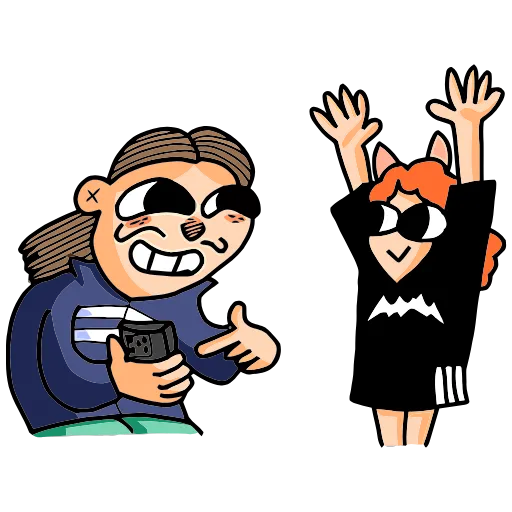 🙂 Эмодзи «Mr. & Mrs. Преколер» для Telegram