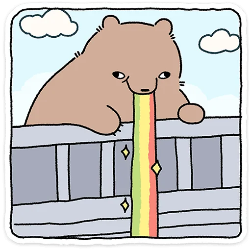 🐻 Стикер «Мишич» для Telegram