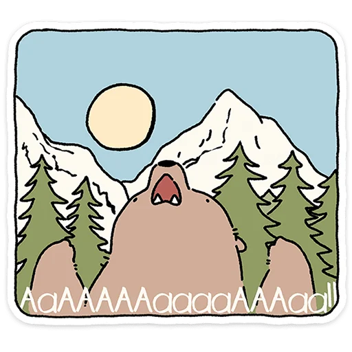 🐻 Стикер «Мишич» для Telegram