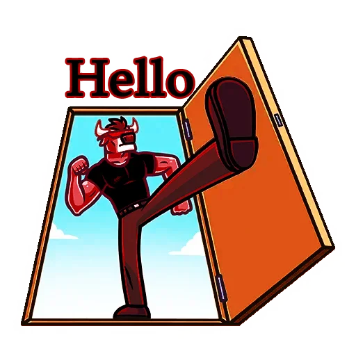 👋 Стикер «MrBull» для Telegram