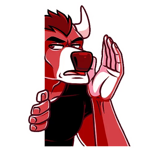 🙊 Стикер «MrBull» для Telegram