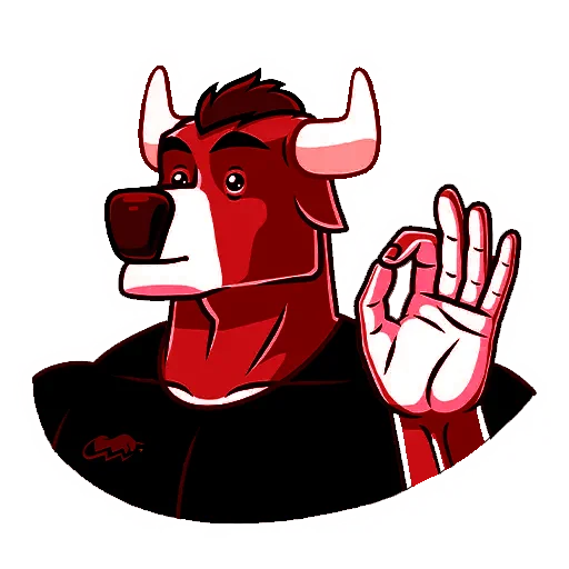 👌 Стикер «MrBull» для Telegram