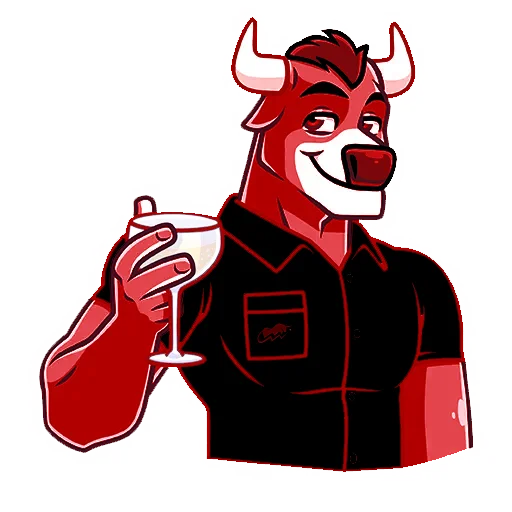 👋 Стикер «MrBull» для Telegram