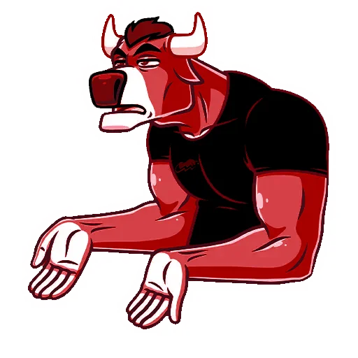 🤨 Стикер «MrBull» для Telegram