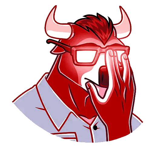😎 Стикер «MrBull» для Telegram