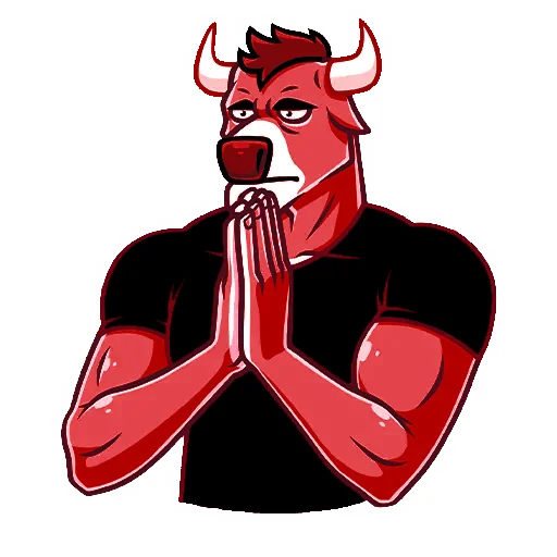 🤨 Стикер «MrBull» для Telegram