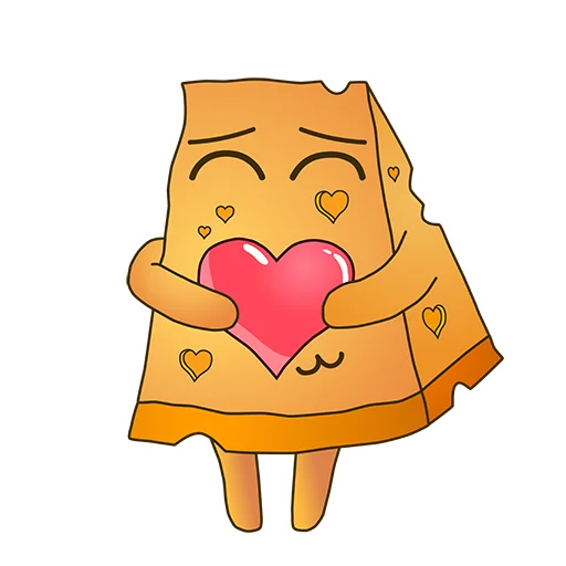 ❤️ Стикер «Мистер Чиз» для Telegram