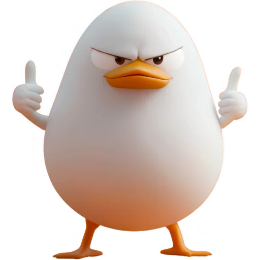 👍 Стикер «Мистер Яйцо» для Telegram
