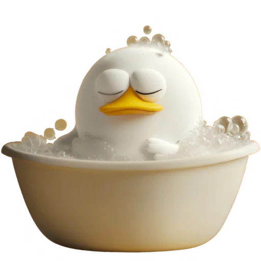 🛁 Стикер «Мистер Яйцо» для Telegram
