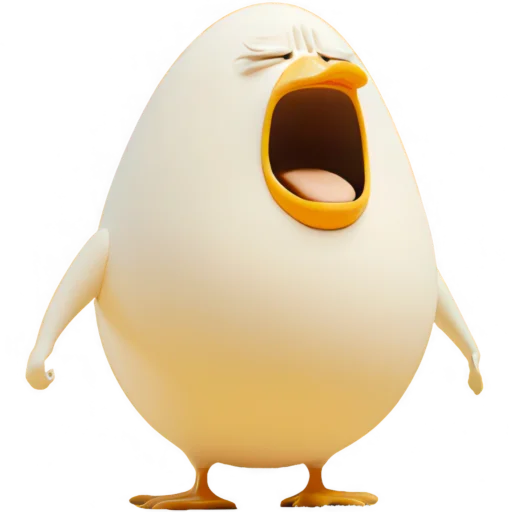 😫 Стикер «Мистер Яйцо» для Telegram