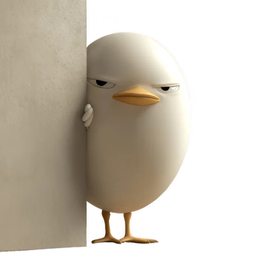 👀 Стикер «Мистер Яйцо» для Telegram