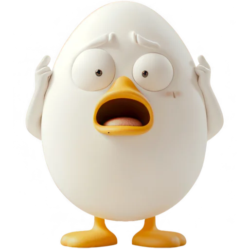 😱 Стикер «Мистер Яйцо» для Telegram
