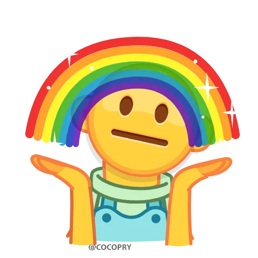 🌈 Стикер «MR EMOJI» для Telegram