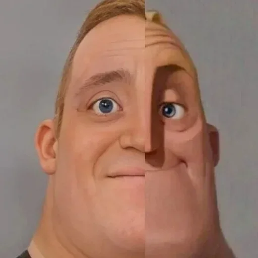 😐 Стикер «mr incredible meme» для Telegram