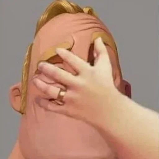 😶 Стикер «mr incredible meme» для Telegram
