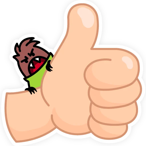 👍 Стикер «Мистер Клещ» для Telegram