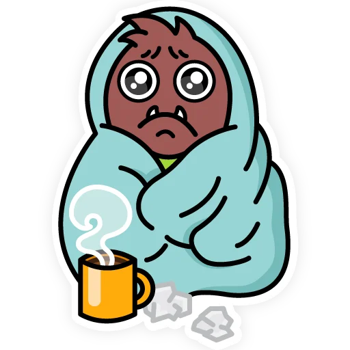 🤒 Стикер «Мистер Клещ» для Telegram